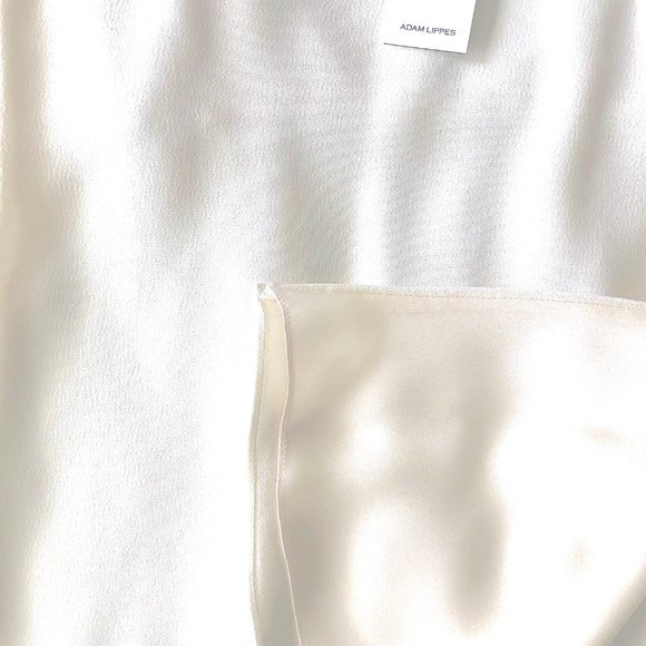 New Adam Lippes Strapless Crepe Bustier Top in Ivory - Picture 11 of 12